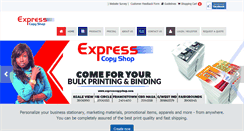 Desktop Screenshot of expresscopyshop.com